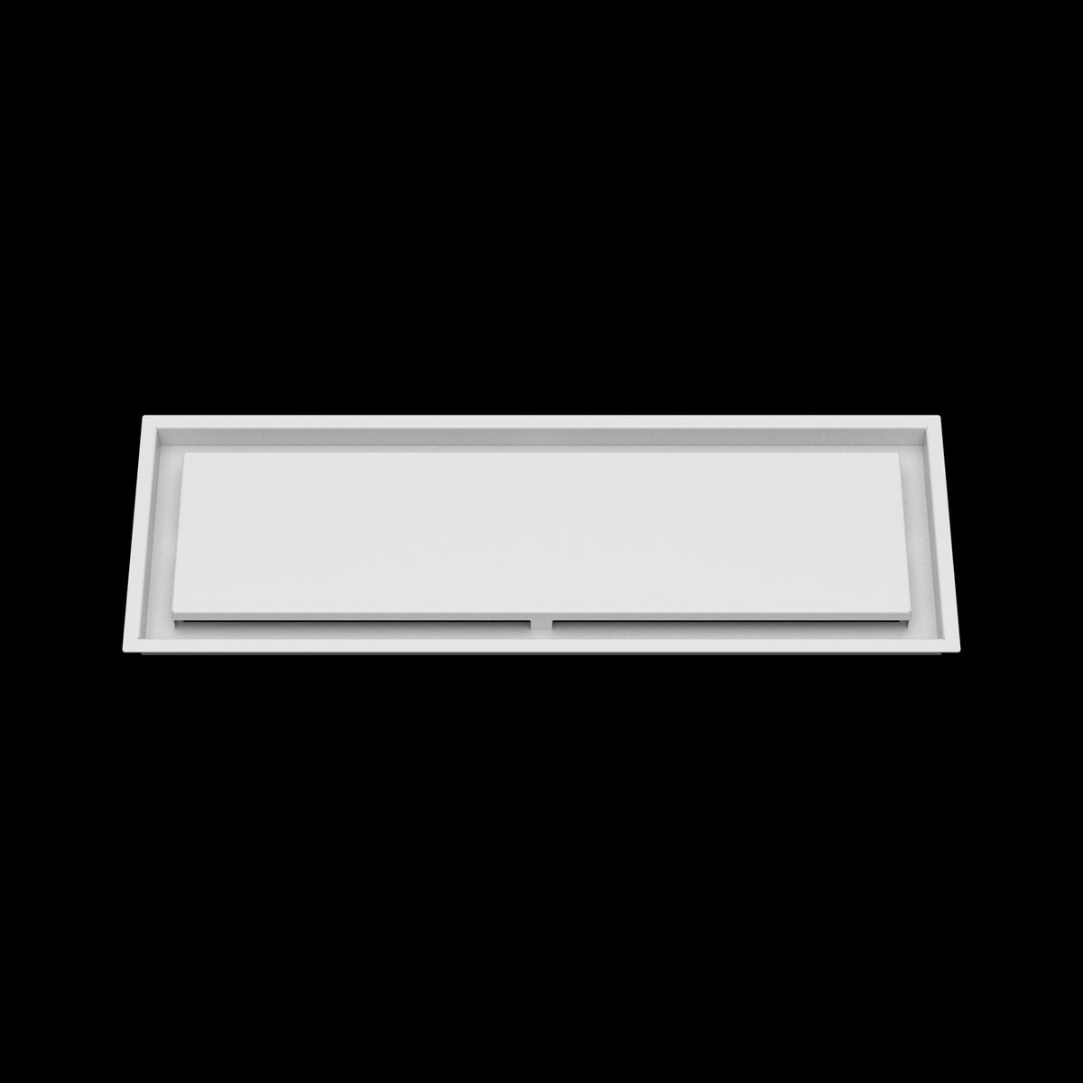 9x28 ceiling vent cover, front view