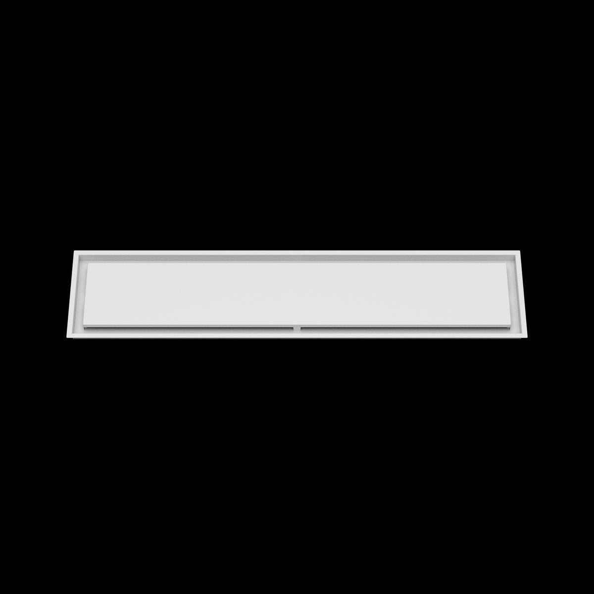 10x47 ceiling vent cover, front view