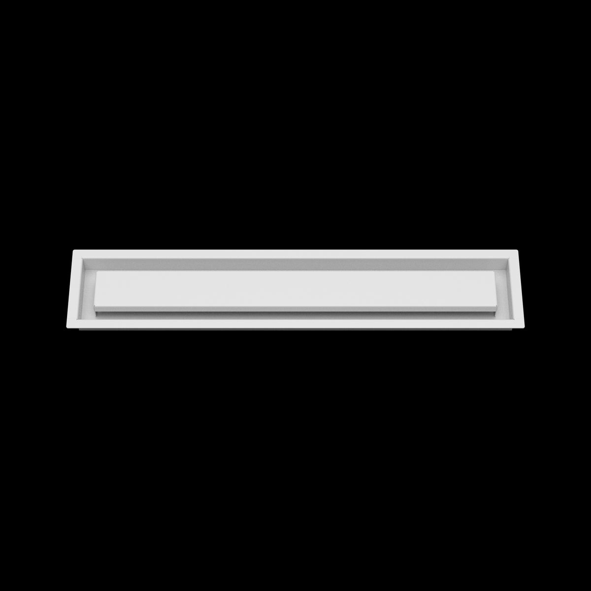 4x23 ceiling vent cover, front view