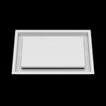 9x14 ceiling vent cover, front view