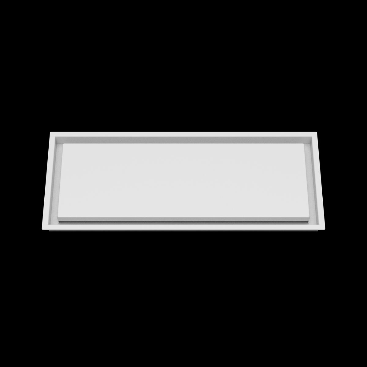 10x25 wall vent cover, front view