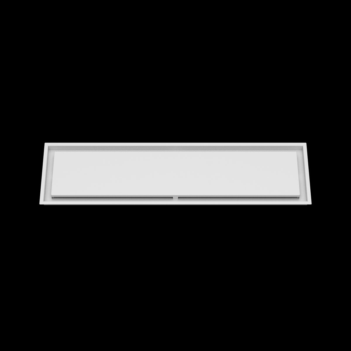 10x39 ceiling vent cover, front view
