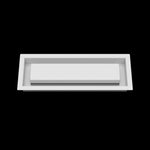 4x12 wall vent cover, front view