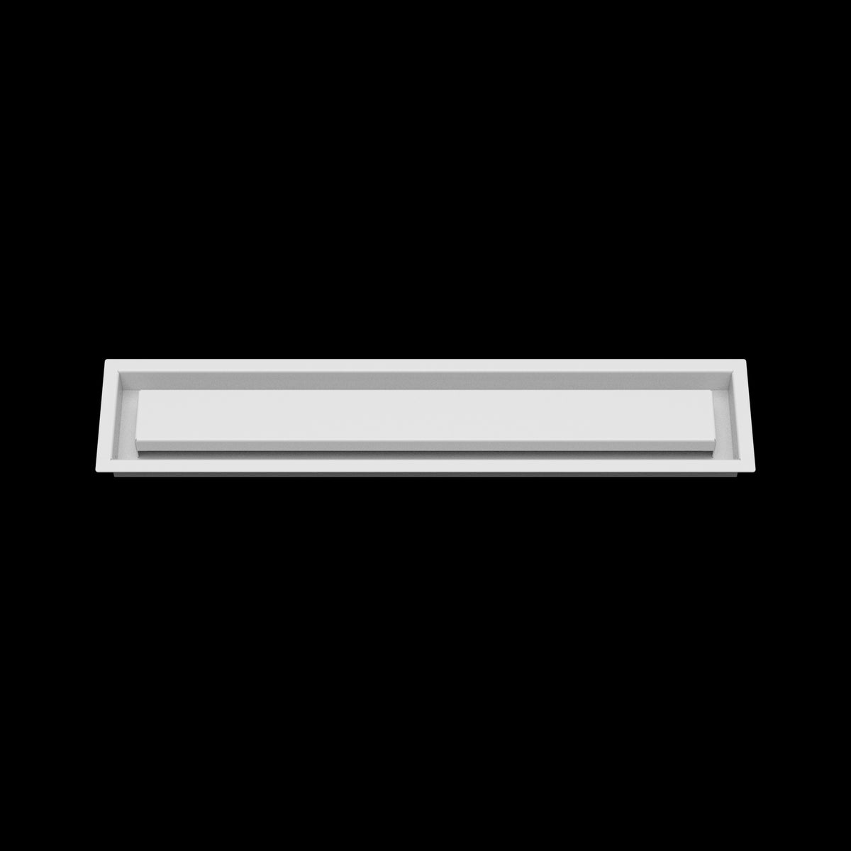 4x23 wall vent cover, front view