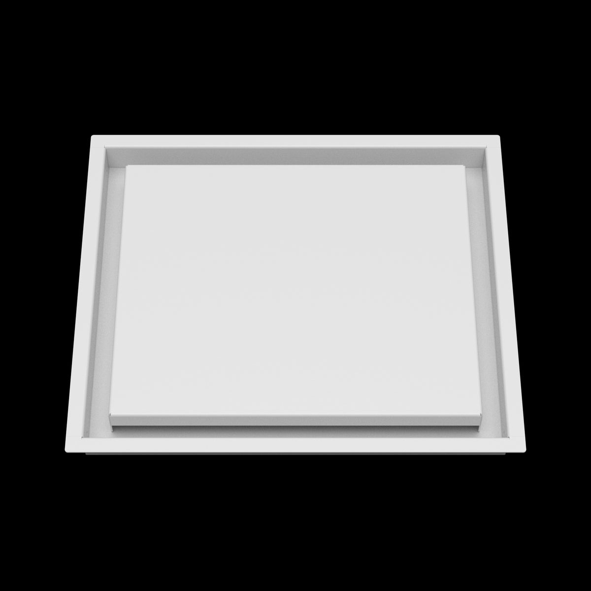 12x14 wall vent cover, front view