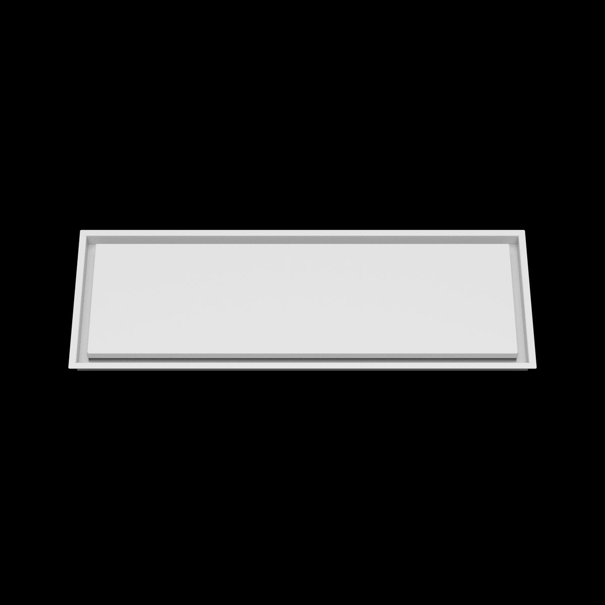 12x35 wall vent cover, front view