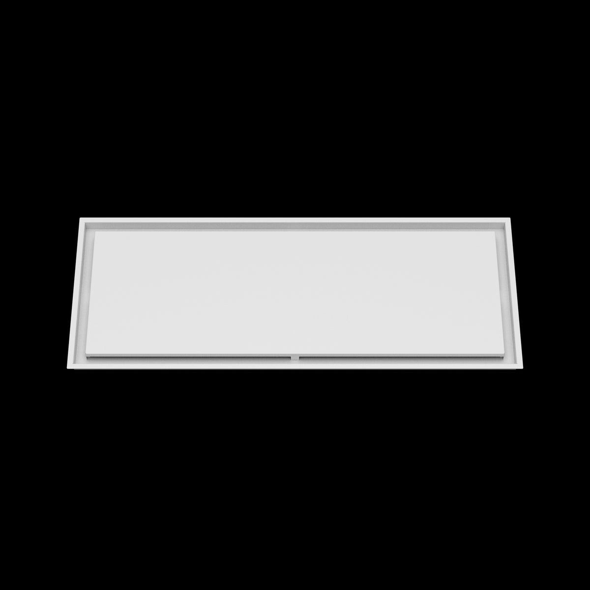 16x41 ceiling vent cover, front view
