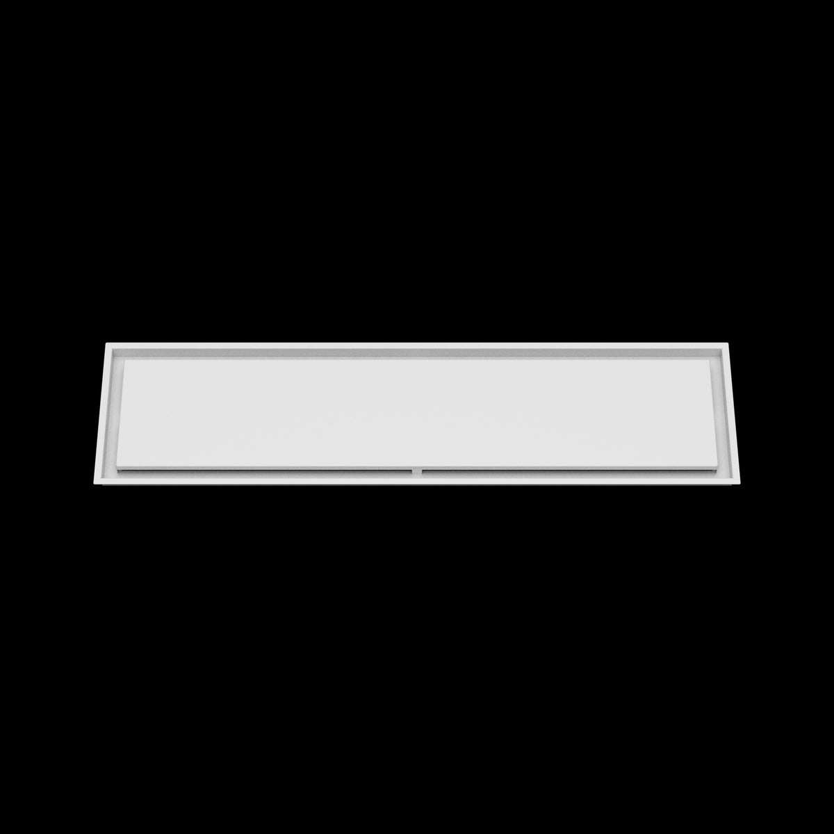 12x48 ceiling vent cover, front view