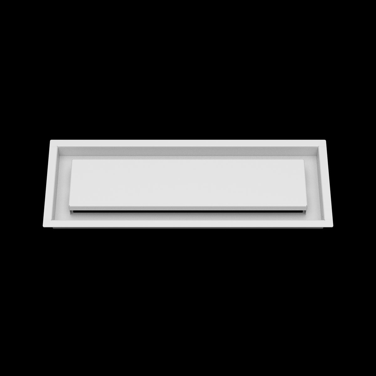 6x18 ceiling vent cover, front view