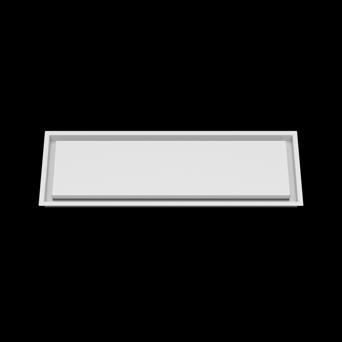 9x28 wall vent cover, front view