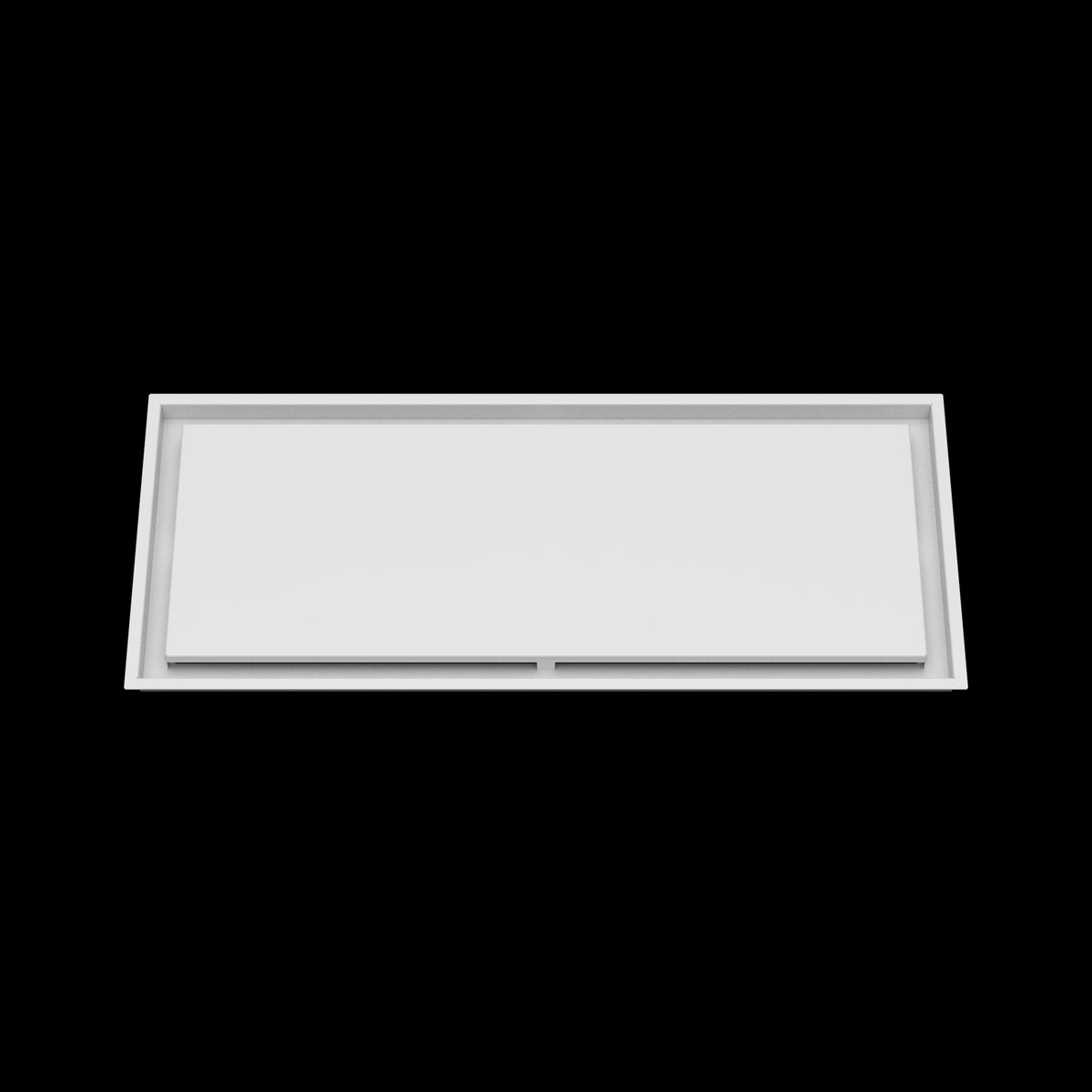 14x34 ceiling vent cover, front view