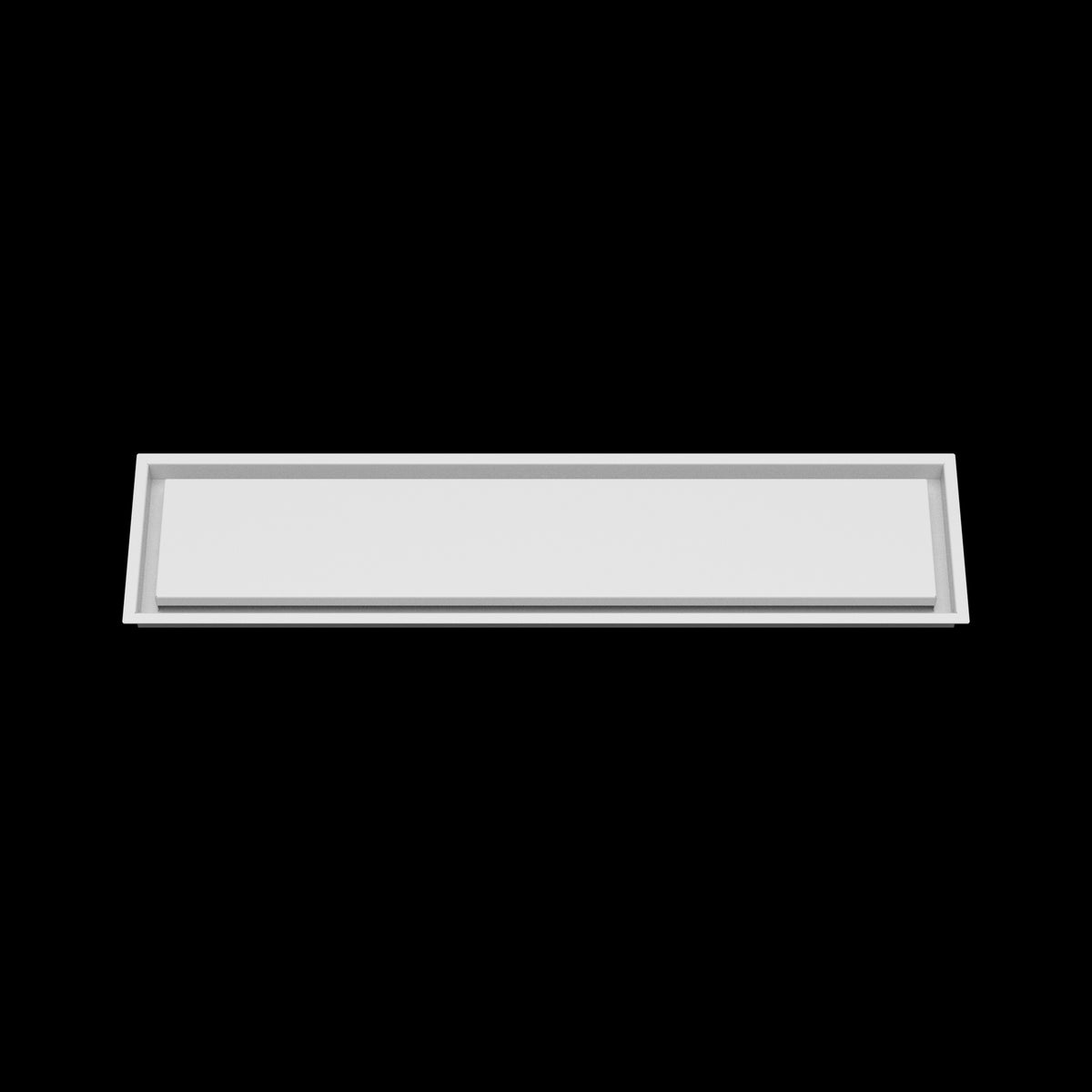 8x36 wall vent cover, front view