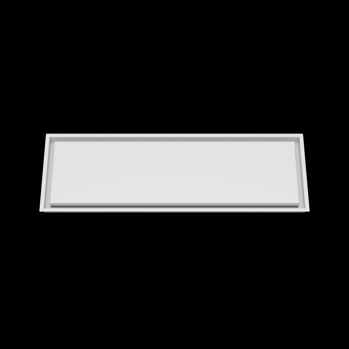 12x36 wall vent cover, front view
