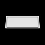 11x27 wall vent cover, front view