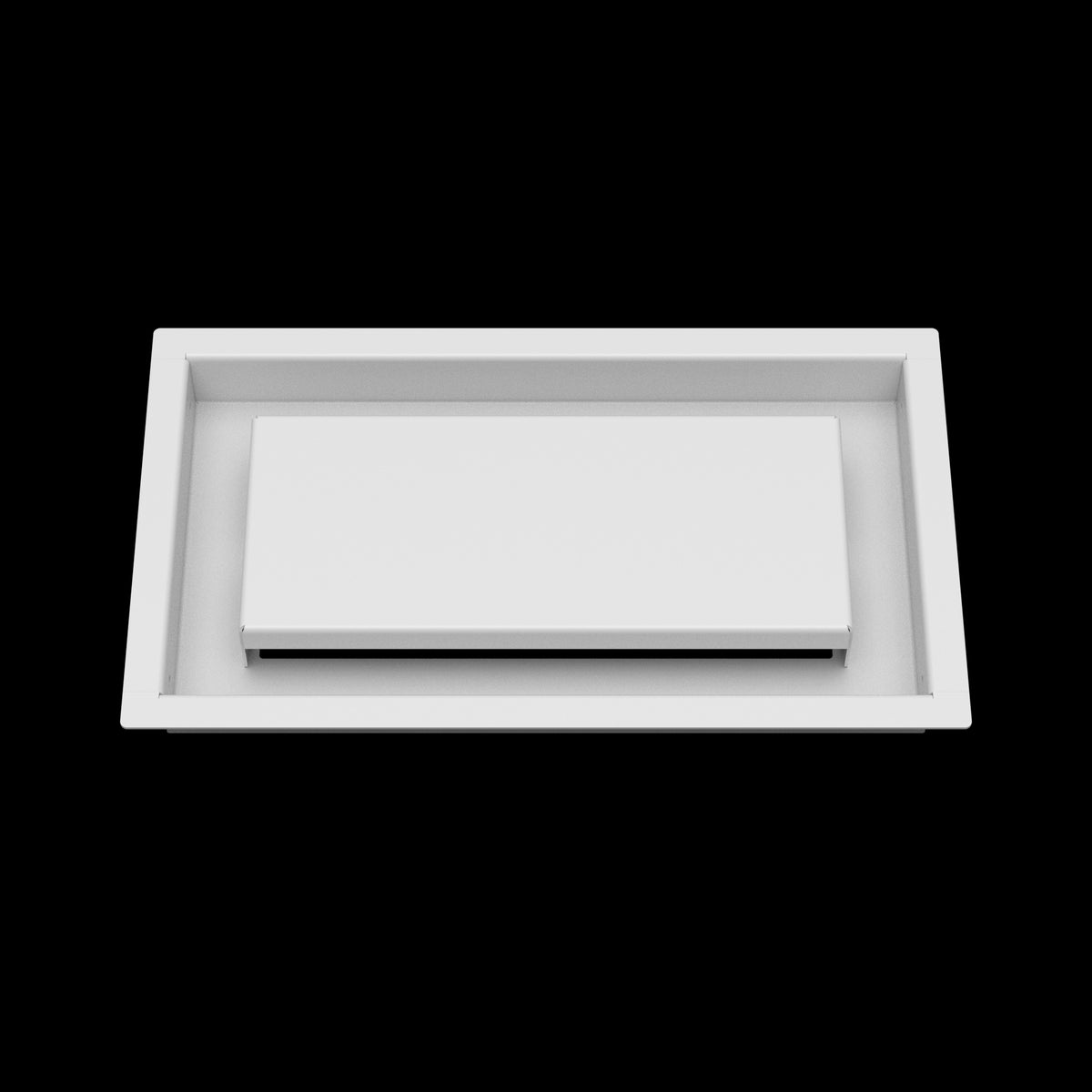 6x11 ceiling vent cover, front view