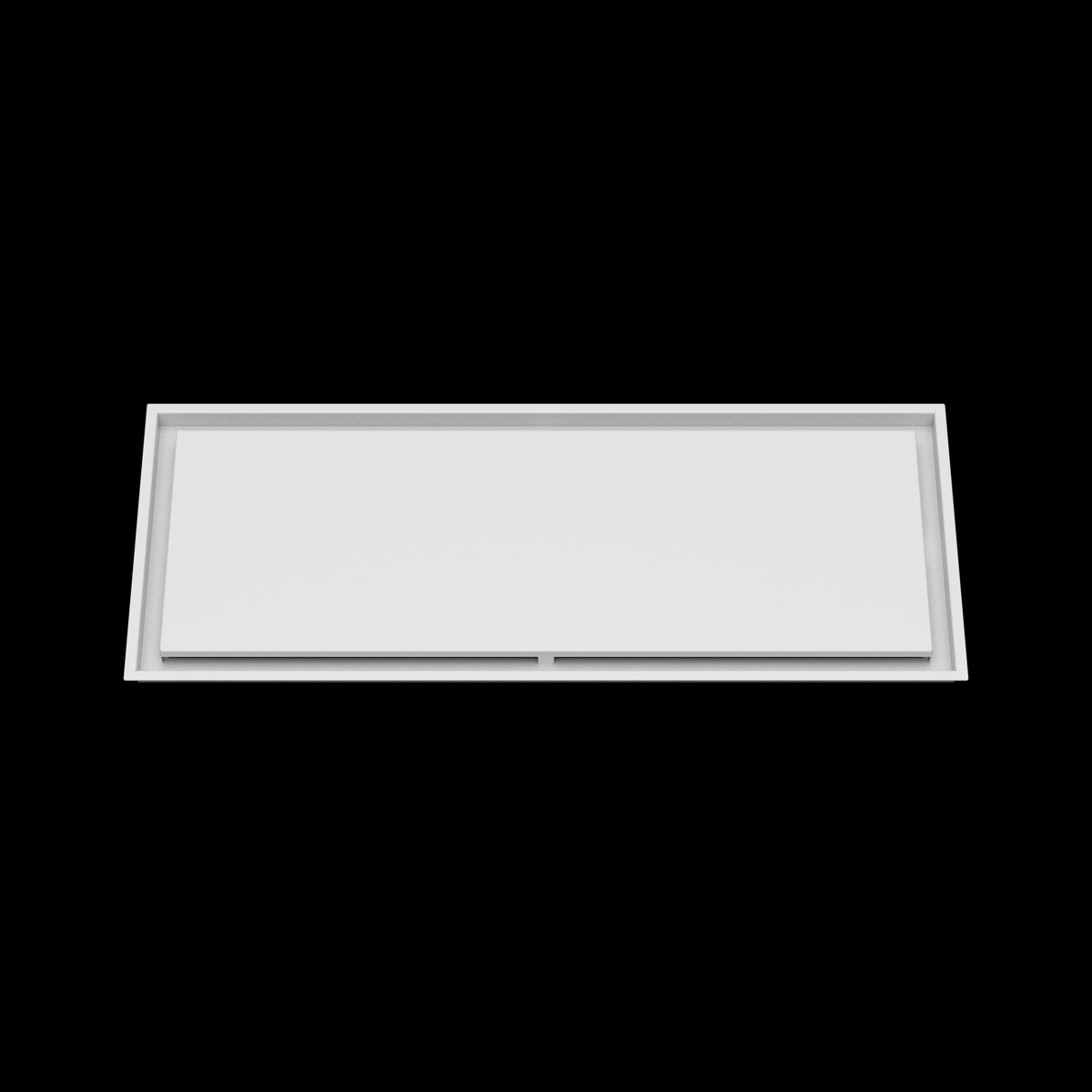 15x39 ceiling vent cover, front view