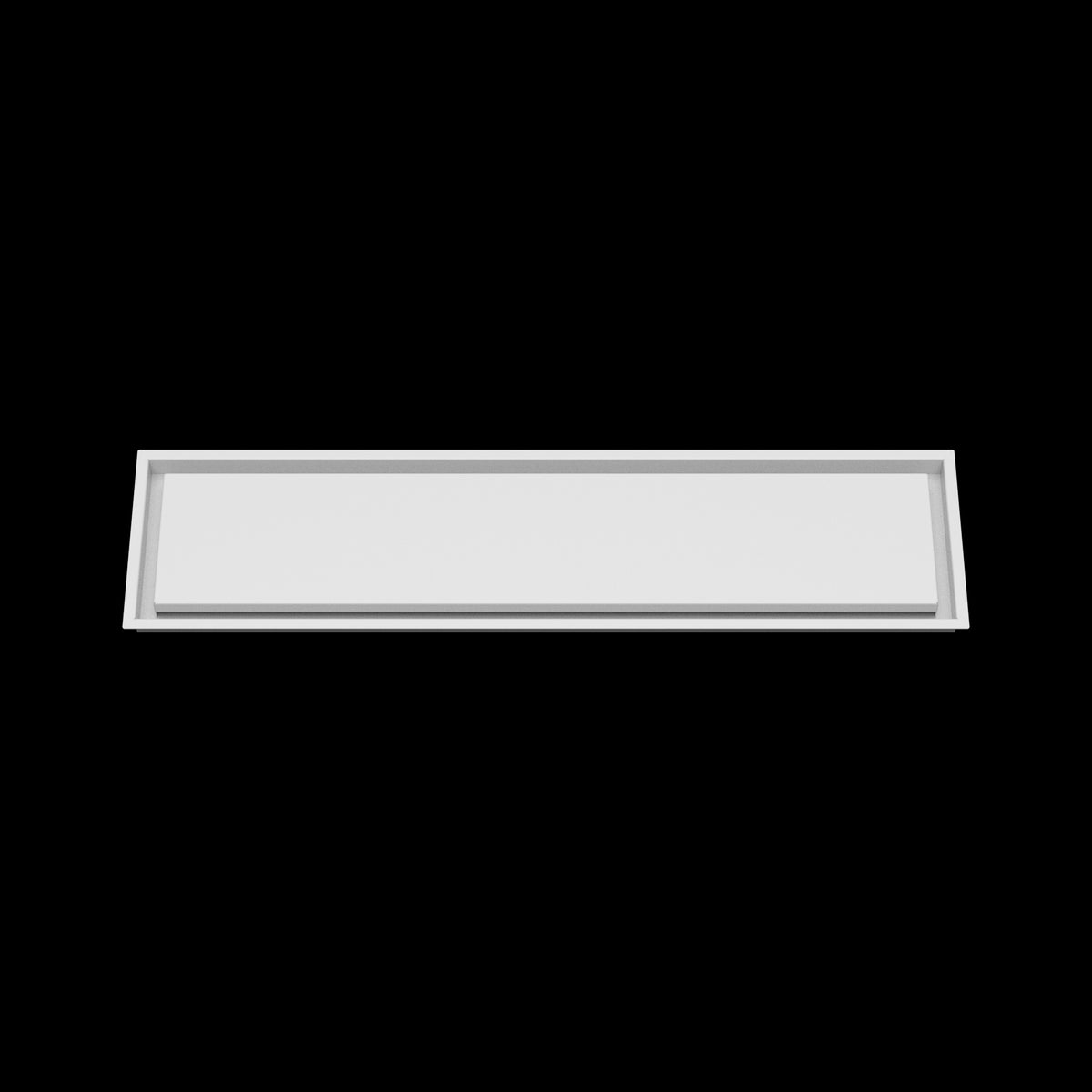9x38 wall vent cover, front view