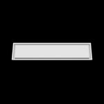 9x38 wall vent cover, front view