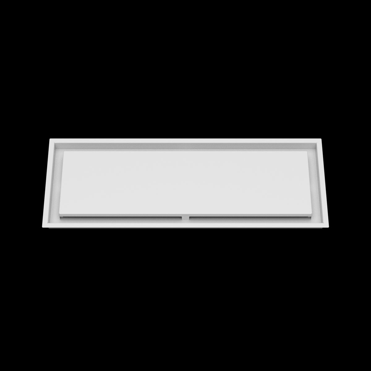 10x28 ceiling vent cover, front view