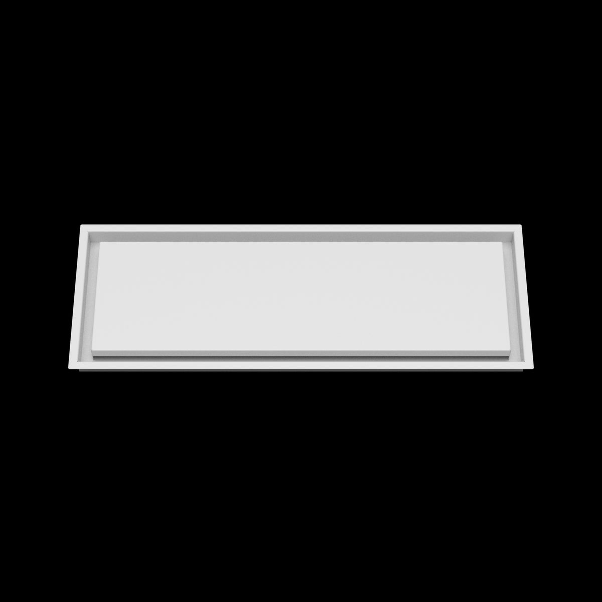 10x28 wall vent cover, front view