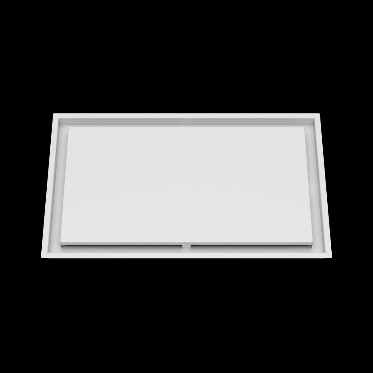 15x25 ceiling vent cover, front view