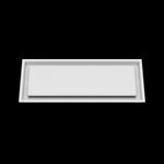 9x23 ceiling vent cover, front view