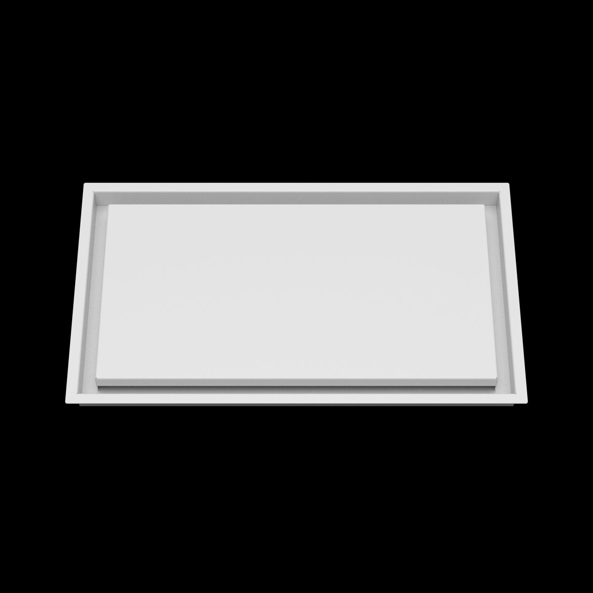 12x21 wall vent cover, front view