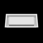 5x11 wall vent cover, front view