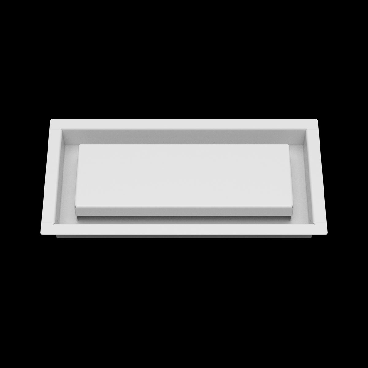 5x11 wall vent cover, front view