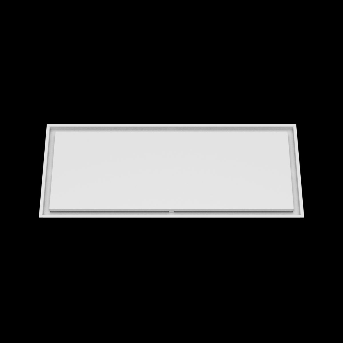 18x43 ceiling vent cover, front view