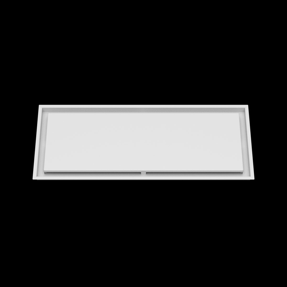 13x33 ceiling vent cover, front view