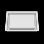7x10 wall vent cover, front view