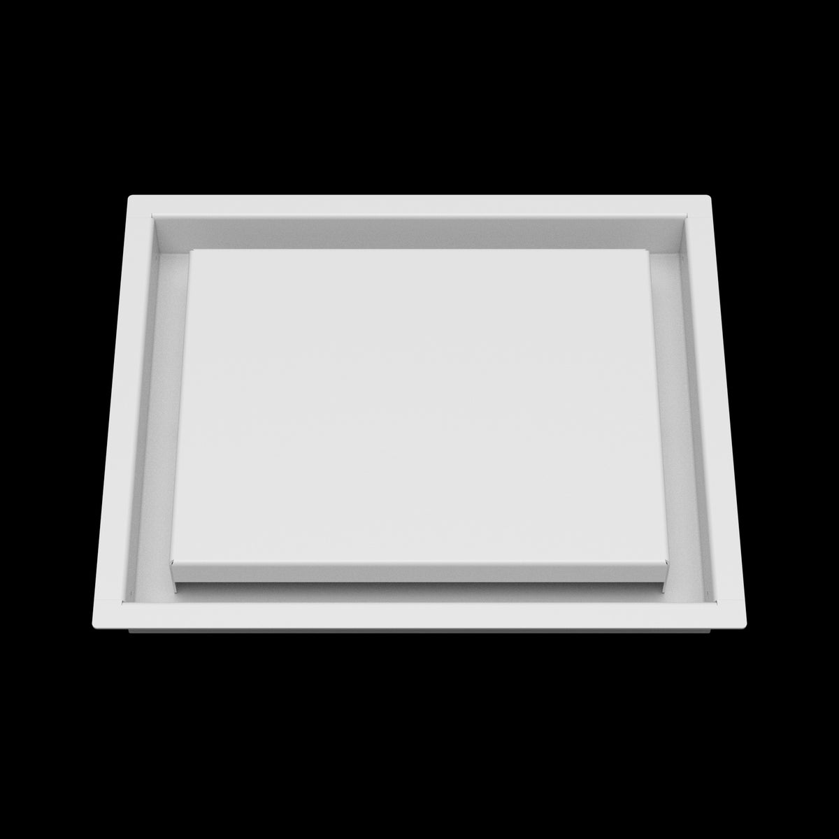 9x11 wall vent cover, front view