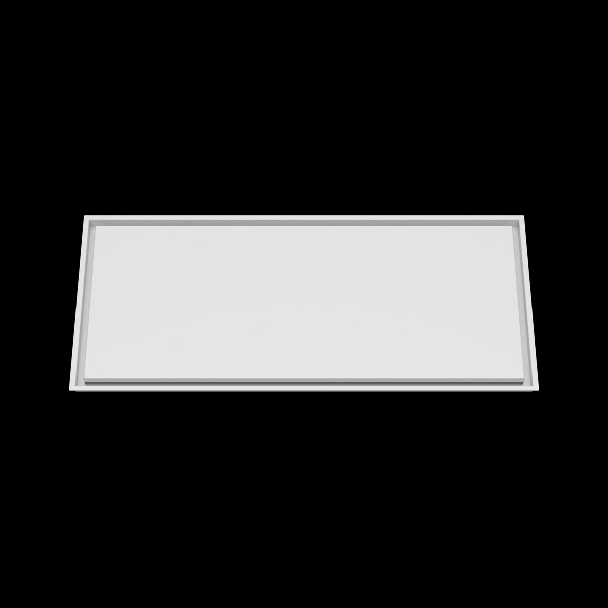 20x45 wall vent cover, front view