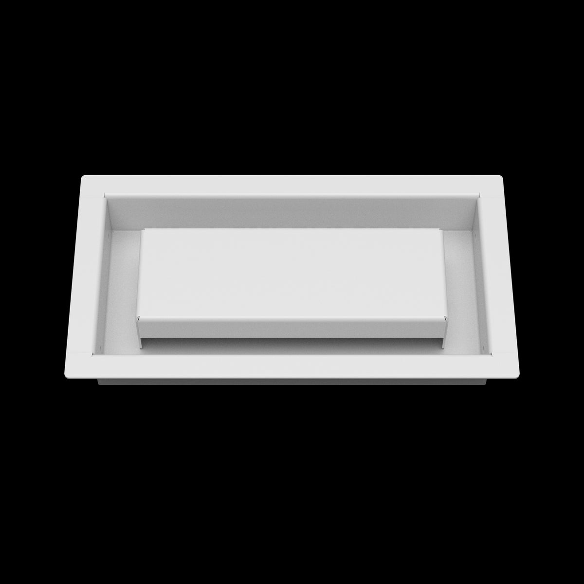 4x8 wall vent cover, front view
