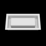 4x8 wall vent cover, front view