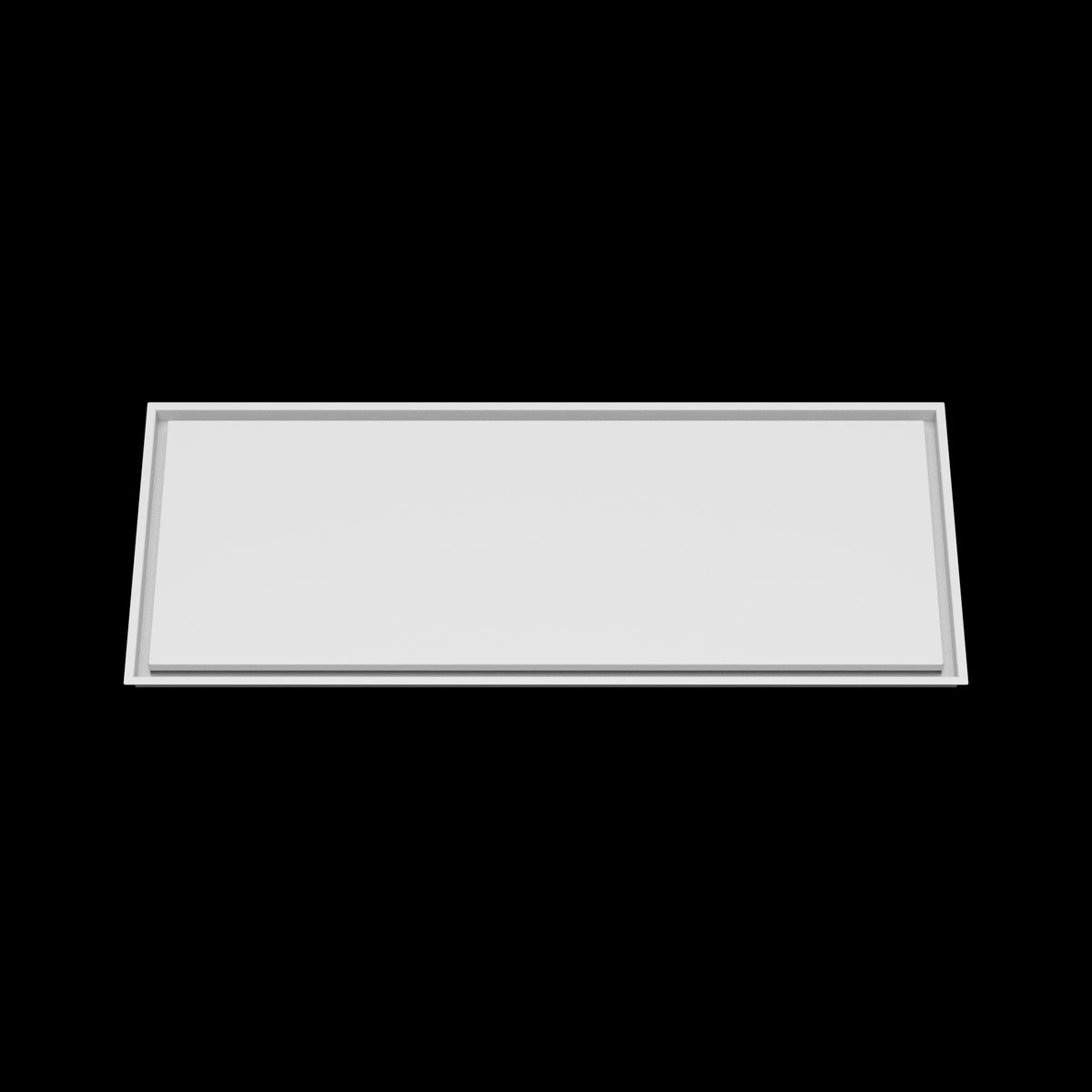 19x48 wall vent cover, front view