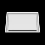 12x17 ceiling vent cover, front view