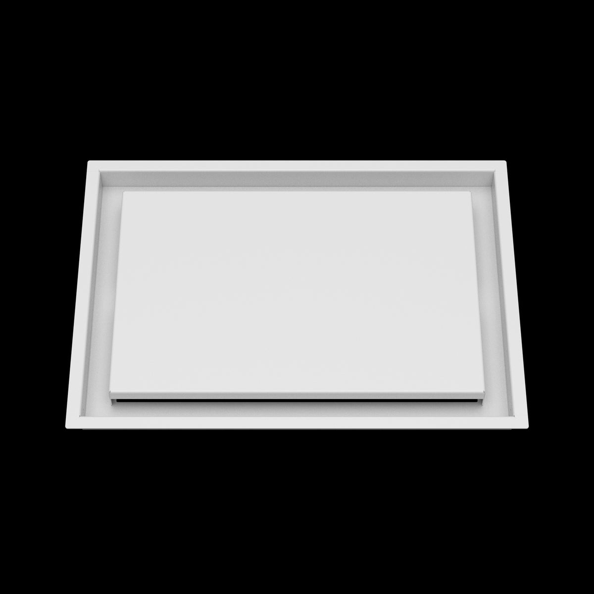 12x17 ceiling vent cover, front view