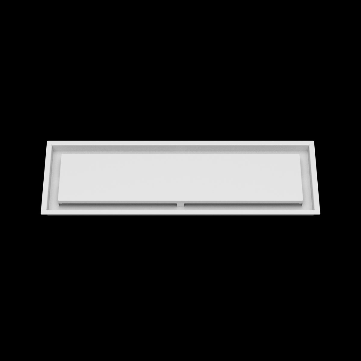 8x27 ceiling vent cover, front view