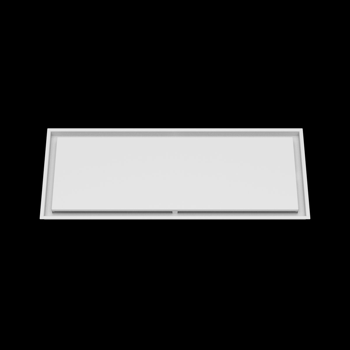 15x38 ceiling vent cover, front view