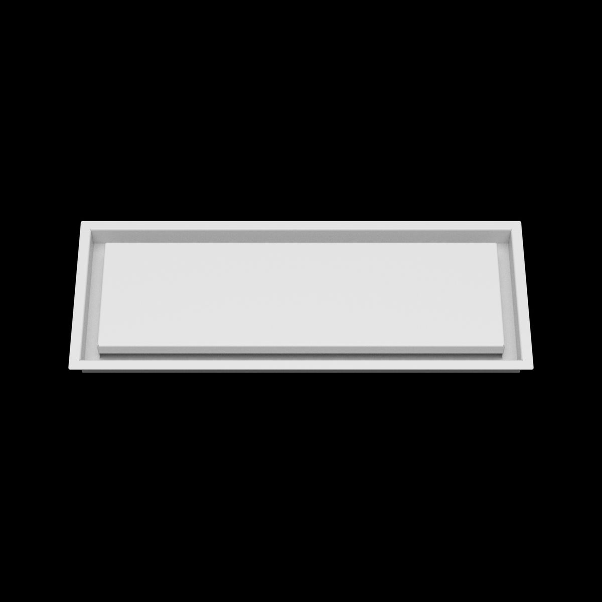 8x22 wall vent cover, front view