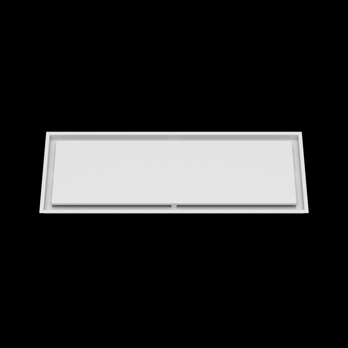 13x37 ceiling vent cover, front view