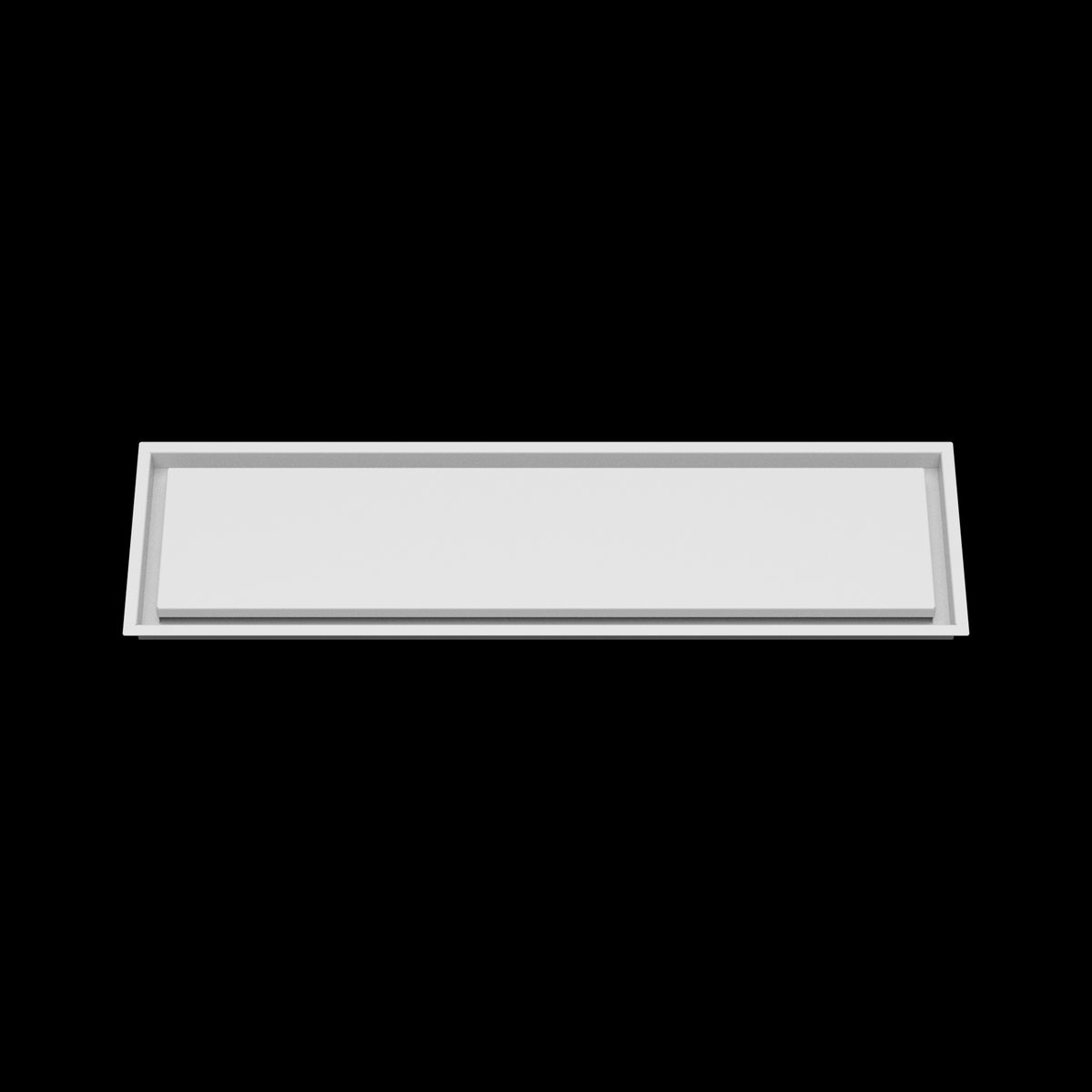 9x35 wall vent cover, front view