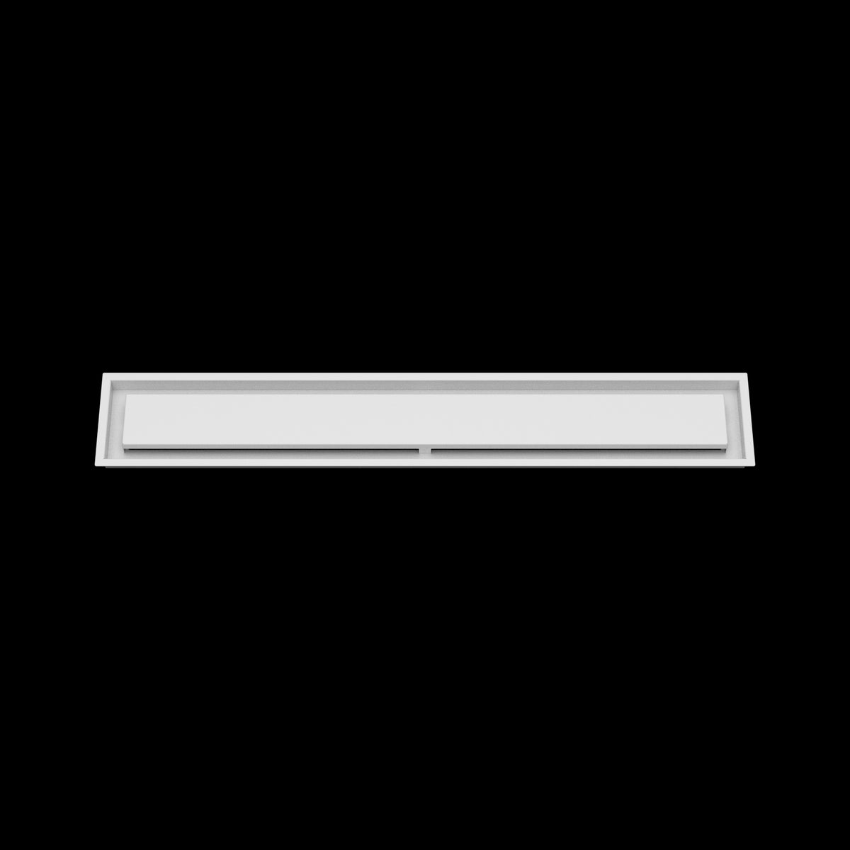 6x40 ceiling vent cover, front view