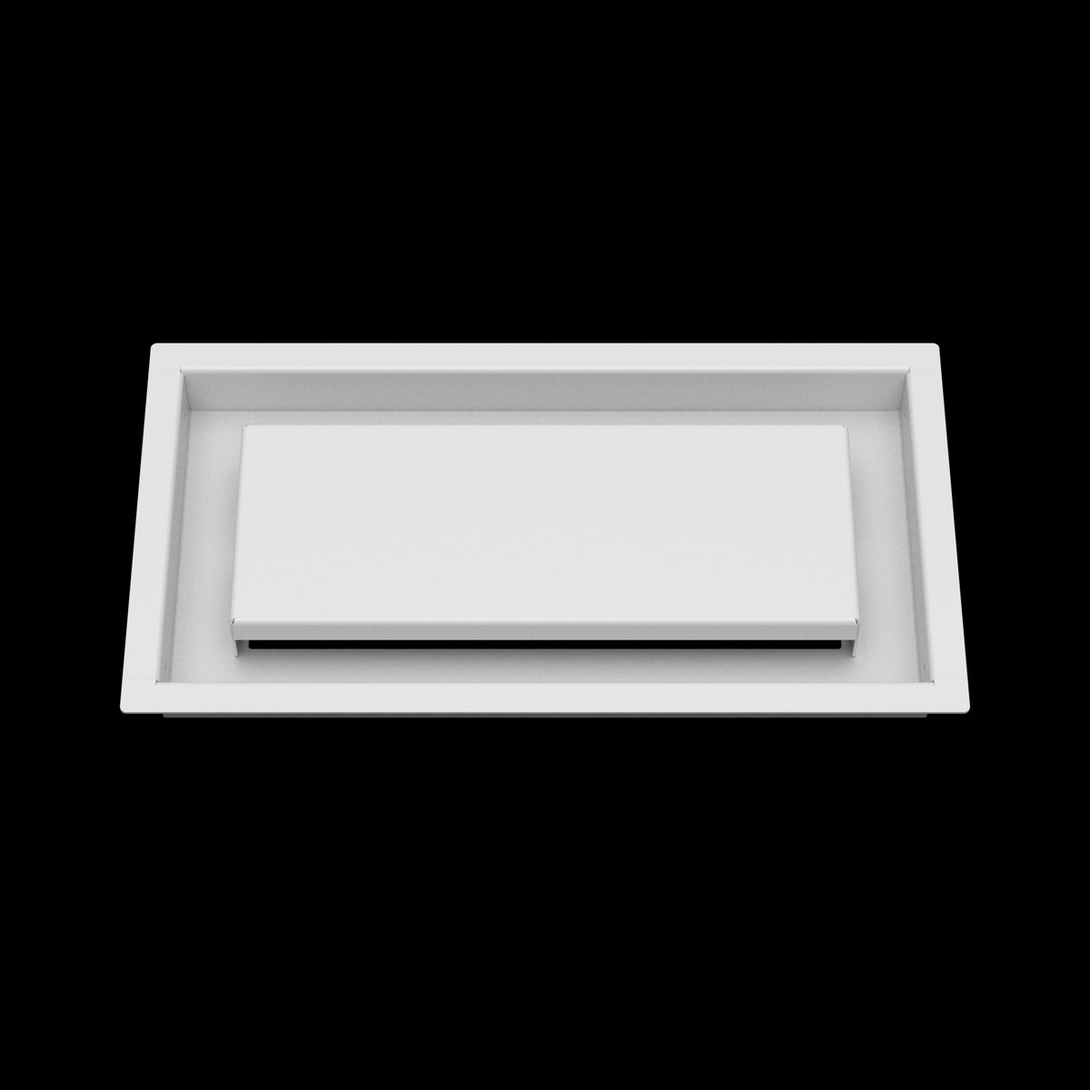 6x12 ceiling vent cover, front view