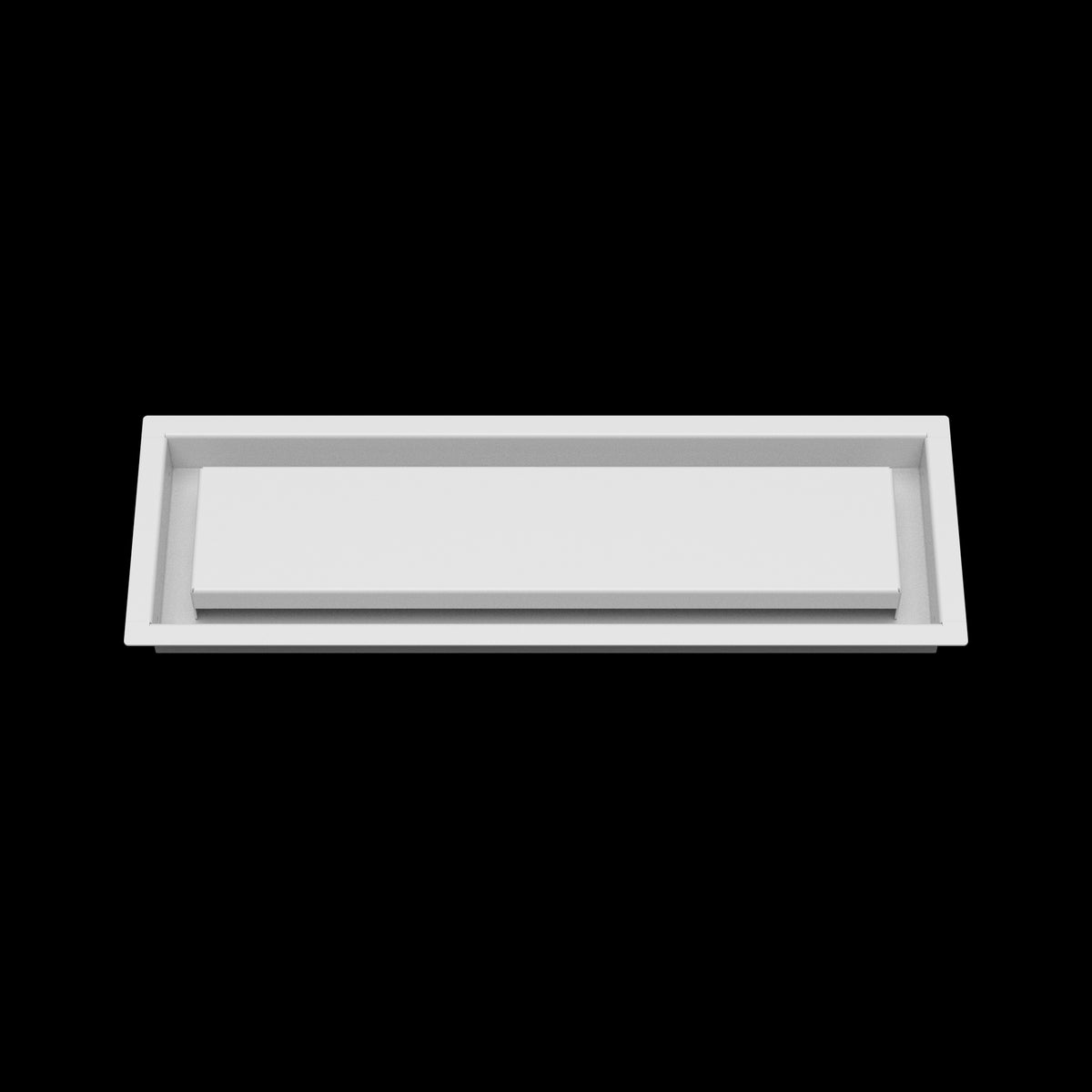 5x17 wall vent cover, front view