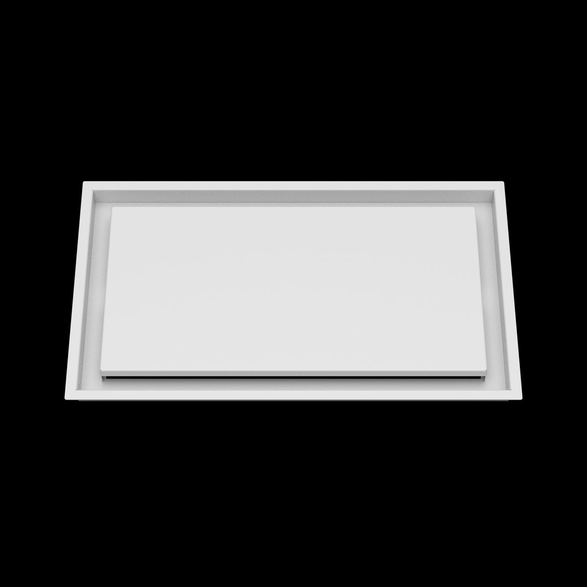 12x21 ceiling vent cover, front view