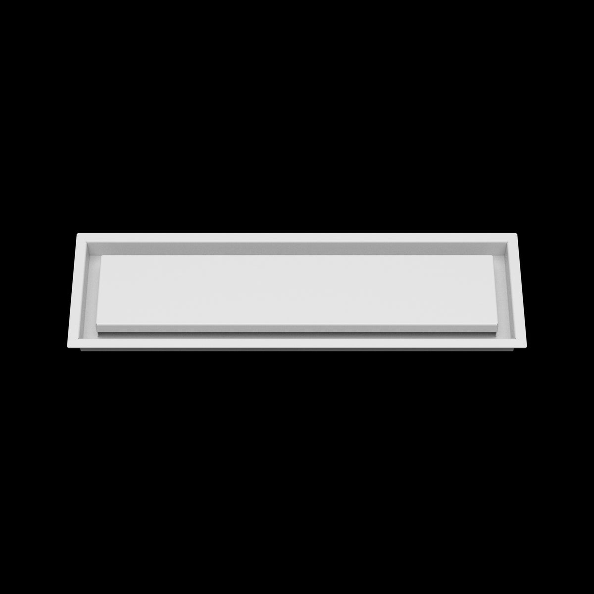 6x22 wall vent cover, front view