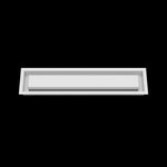 4x19 wall vent cover, front view